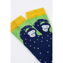 Socks - Frugi - 3pc - Monkey - 2-4, 4-6, 6-8, 8-10yr