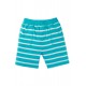 Shorts - Frugi - Ellis - with front pocket - Tropical Sea Aqua Breton Stripe 