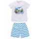 Pyjamas - Summer - Frugi - Fearne - Coral Reef - Care about all creatures