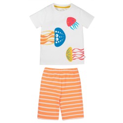 Pyjamas - SEA - Summer - Frugi - Porthleven - Jellyfish - Unisex 