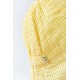 Sun and swim - hat - Frugi - UNISEX - Seersucker Legionnaires Hat - Dandelion Yellow Stripe