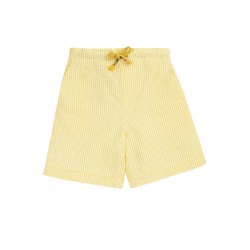 Shorts - Frugi - ARCHIE - Yellow Seersucker