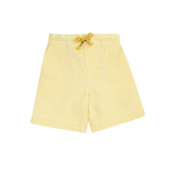 Shorts - Frugi - ARCHIE - Yellow Seersucker