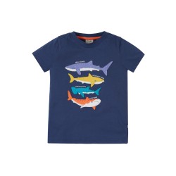 Top - Frugi - AVERY - Sharks - Navy