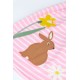 Dress - Frugi - BOBBY - Bunny Rabbit - pink stripe