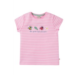 Top - GARDEN -  Frugi - Camille - BEE GREAT - pink stripe