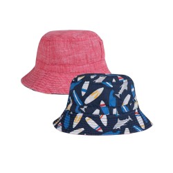 Sun and swim - Hat - Frugi - REVERSIBLE - Russ - Surf Time 