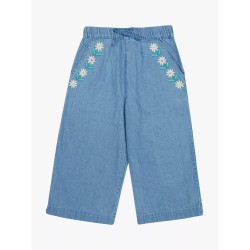 Trousers - Culottes - FRUGI - Eleanor - Soft denim - Flowers