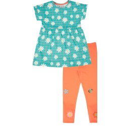 Set - FLOWERS - 2pc - Frugi - Delilah - Flowers
