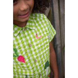Top - SHIRT - Frugi - REGGIE - GINGHAM CHECK - Grown your own veg