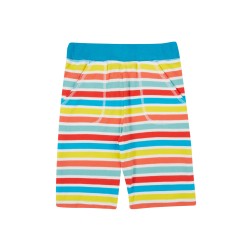 Shorts - STRIPE - Frugi - SUNNY - Sea rainbow stripe