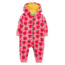 Snuggle Suit - GARDEN - Baby and Toddler - FRUGI - Strawberry Pals - Bee Happy