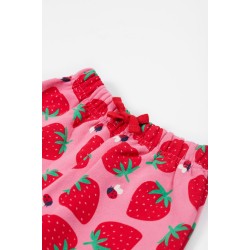 Trousers - Crawlers - GARDEN - Frugi - Strawberry Fields - Bee Happy