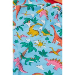 Trousers - Parsnip Pants - DINOSAURS - Frugi - Bluebird Dino land - Walk with dinosaurs