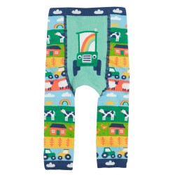 Leggings - Farm - Knitted - Frugi - Farm Fair Isle - tractor - Play on the farm 