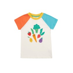 Top - GARDEN - Frugi - Rafe - Vegetable Pals - Dig and Grow