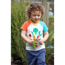 Top - GARDEN - Frugi - Rafe - Vegetable Pals - Dig and Grow