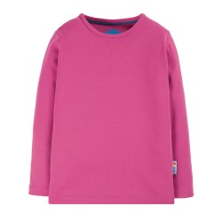 Top - PLAIN - Pink - Frugi - Everyday - Long sleeve