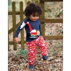 Top - Frugi - Doug - Blue  with Red Truck