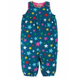 Trousers - Dungarees - Frugi - REVERSIBLE - Cord - Willow - Rainbow Stars