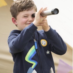 Hoody - SPACE - Frugi - Luka - Mountain Star - Zip up - last one