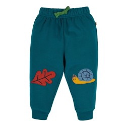 Trousers - Crawlers - GARDEN - Frugi - SNAIL and LEAF 