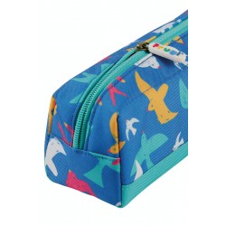 Bag - Pencil Case - Frugi - Rainbow Flight Birds 
