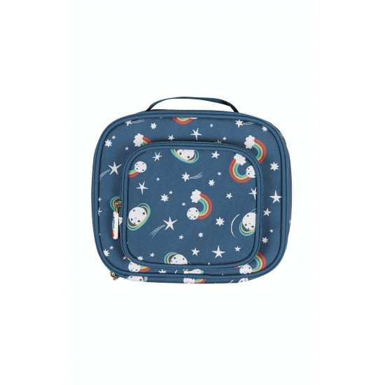 Bag - Lunch Box - FRUGI - Pack a Snack - Look at the Stars - Indigo Blue Rainbow Planets