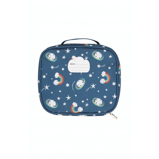 Bag - Lunch Box - FRUGI - Pack a Snack - Look at the Stars - Indigo Blue Rainbow Planets