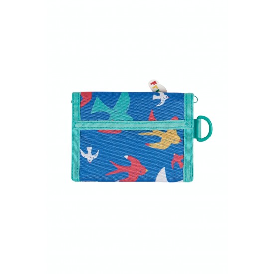 Bag - Wallet - Frugi - Pack a Penny Purse - Rainbow Birds Flight 