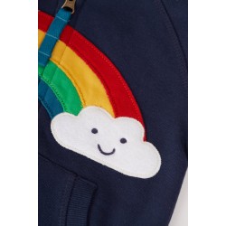 Hoody - Frugi - Hayle - Rainbow Cloud -  Zip up