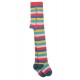 Tights - Frugi - WARM - Toasty TERRY Knit - Bright Rainbow Stripe 