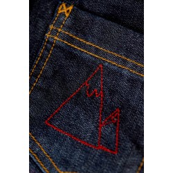 Trousers - Frugi - Jeans - Warm Flannel check Lined Denim 