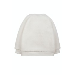 Jumper - PLAIN - WHITE - Frugi - Ted - Easy On fleece - BEAR - clearance