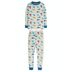 Pyjamas - Frugi - Port Isaac - US style slim style fit - Racing Rockets