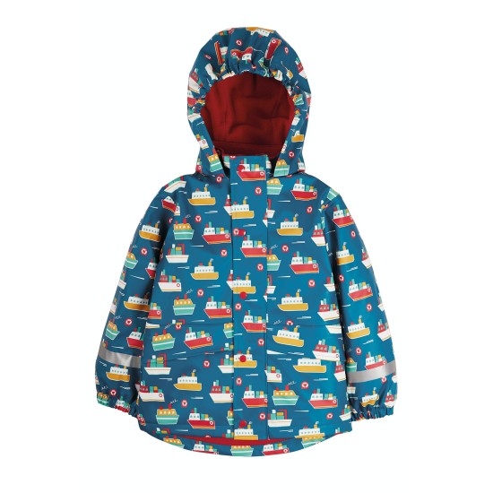 COAT - Frugi - BOATS - Blue - Sail The Sea 