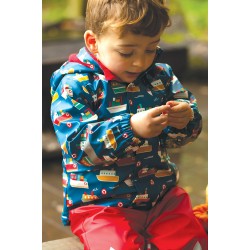 COAT - Frugi - BOATS - Blue - Sail The Sea 