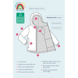 OUTERWEAR - JACKET - Frugi - Look At The Stars - Planets with Rainbow