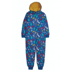 Outerwear - Frugi -  Snuggle Suit - Big -  Pink and Blue Rainbow Birds Flight -18-24m 2-3, 3-4, 4-5, 5-6, 7-8, 8-9 yr  - limited stock - 35% off clearance sale