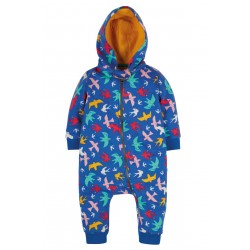Outerwear - Frugi -  Snuggle Suit - Little -  Rainbow bird flight - 0-3, 3-6, 6-12, 12-18, 18-24m - matching Rex jumper and big snuggle suit, joggers , crawlers also available -  40% off clearance sale
