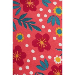 Trousers - Parsnip Pants - Garden - FRUGI - FLOWERS - Pink Scandi - last 3-4y