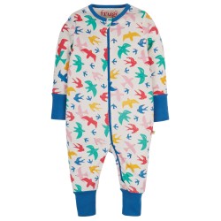 Pyjamas - BIRDS - Rainbow - Onesie Pjs -  FRUGI - Zennor - Birds 
