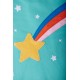 Top - Frugi - Adventure - Shooting Star - Aqua and Rainbow 