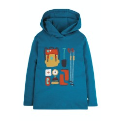 Top - Frugi - Campfire Hooded Top - Hiking 