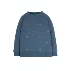 Jumper - Frugi - Billie - Sweatshirt - Blue Rainbow - Unisex 