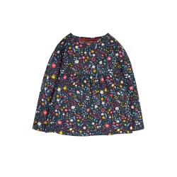 Top - Frugi - Great Gathered Slub - Mountainside Floral 