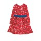 Dress - SKATER - Long sleeves - Frugi - Festive - PARTY - RED - Let’s party - Party Bow Dress