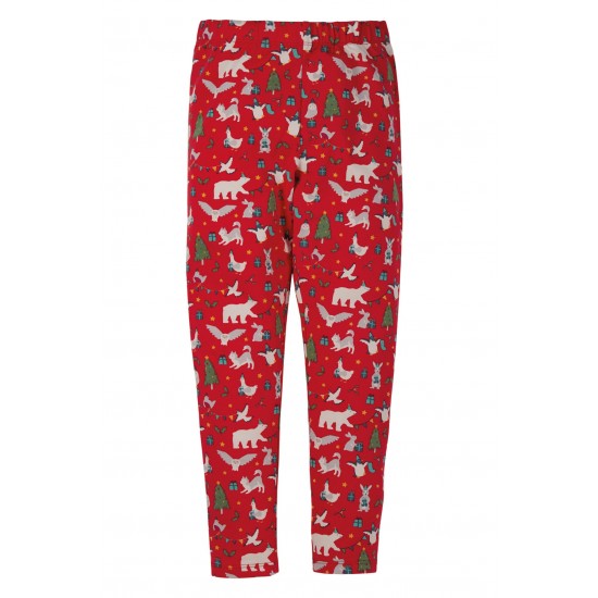 Leggings - FRUGI - LIBBY - Festive - RED - Let's Party  - last size