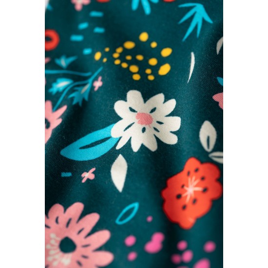 ADULT - Leggings - FRUGI - Ladies Parsnip Harems - Scandi Floral Flowers