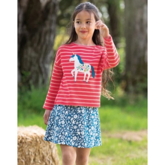 Dress and skirt - Skort - Frugi - Felicity- Skirt and Shorts in one - Bloom  - last size